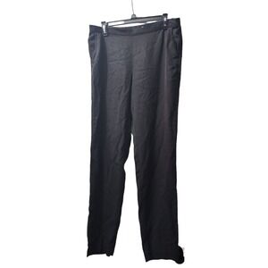 Soft Surroundings Pull‎ On Pants Casual Straight Leg Black Size L